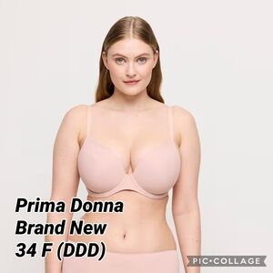 NWT | Prima Donna | Spacer Plunge Bra | 34 F